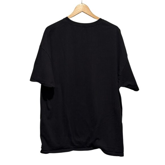 VINTAGE Alaska Wolf Shirt Adult Size 2X Black Graphic Nature Tee Mens T-shirt - Picture 3 of 6